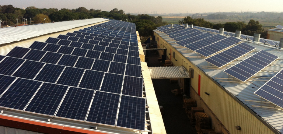 Medium size solar energy system – Kibbutz Yakum