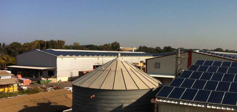 Medium size solar energy system – Kibbutz Yakum